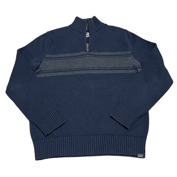 Eddie Bauer‎ Sweater 1/4 Zip Pullover Men Size Small Classic Preppy Modern - Picture 1 of 15